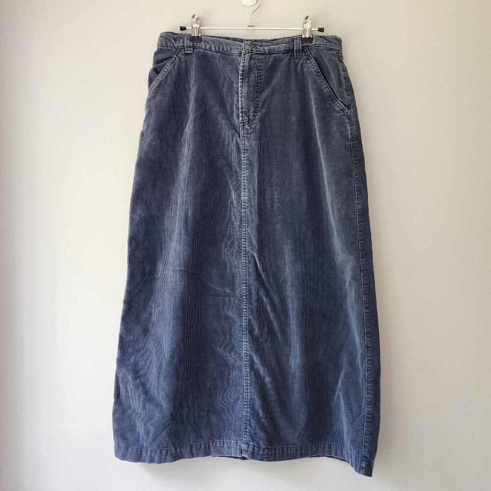 Ralph Lauren Polo Jeans Co. Women’s Full Length Corduroy Skirt Boho 6